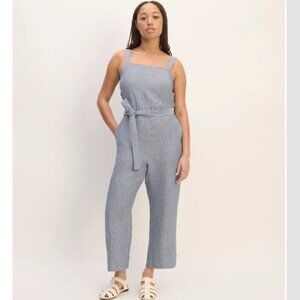Everlane Linen Side-Button Jumpsuit
